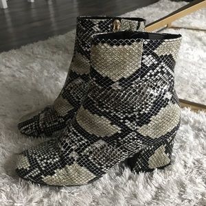 Asos snake booties